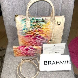 Brahmin Caroline Entice Ombre Melbourne & Addy wallet
